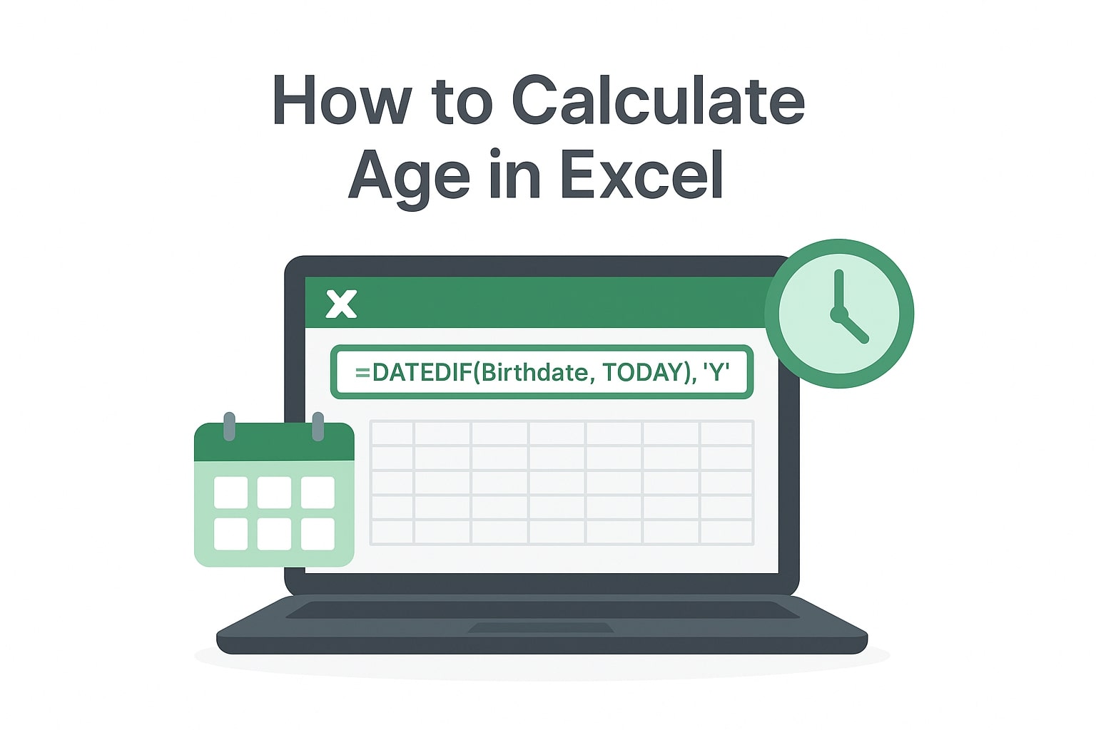How to Calculate Age in Excel