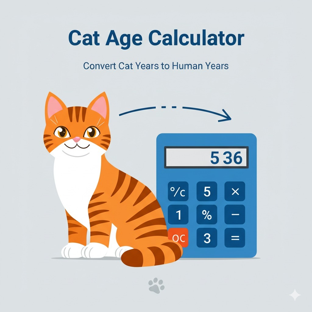 Cat Age Calculator - Convert Cat Years to Human Years with Ease